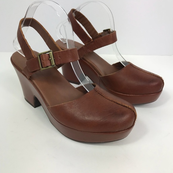 korkease Shoes - Korks clogs korkease brown leather ankle strap